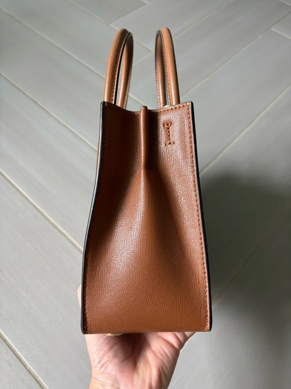 Michael Kors Medium Mercer Canvas Crossbody | Tan and Beige with Logo Print